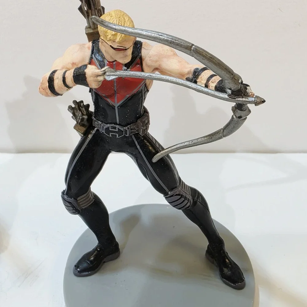 Marvel Avengers Hawkeye War Machine Disney Store PVC Cake Topper Figures